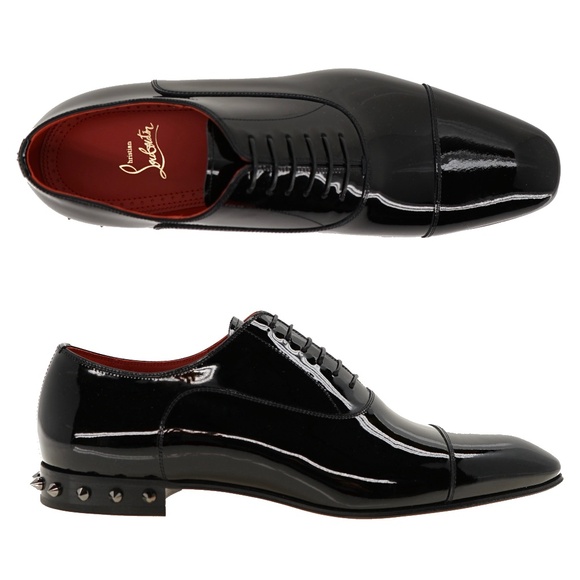 Christian Louboutin Other - Christian Louboutin So Greggo Oxford Black Patent Leather Size 10 US New